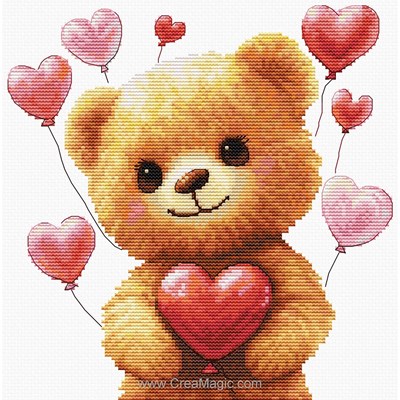 Kit broderie Love in the air - Luca-S