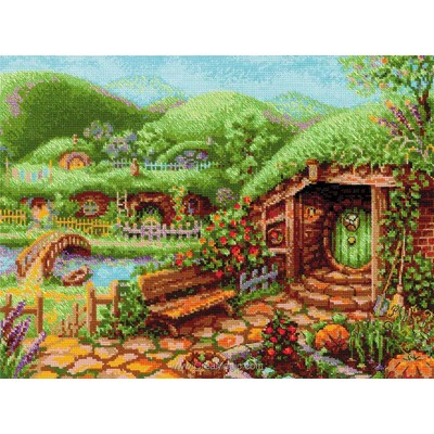 broderie en kit Green Hills - RIOLIS