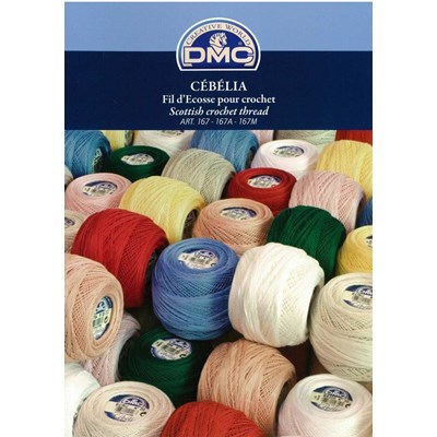 Carte de couleurs - Coton Cébélia avec brins - DMC
