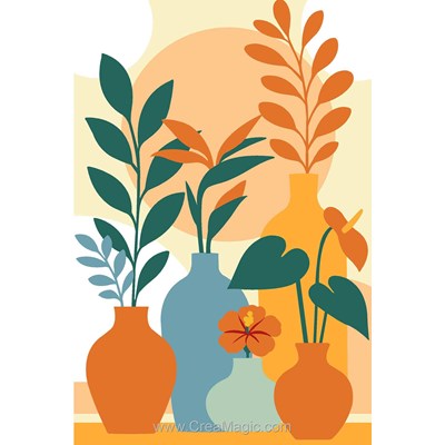 Canevas imprimé Poterie - SEG