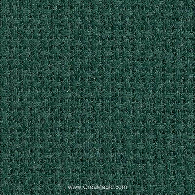 Toile aida 5.5 pts vert feutre - gold standard de Charles Craft