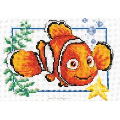 Modèle broderie Vervaco nemo walt disney