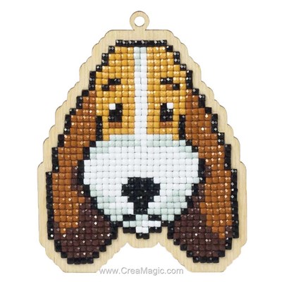 Broderie diamant dog buddy de Wizardi