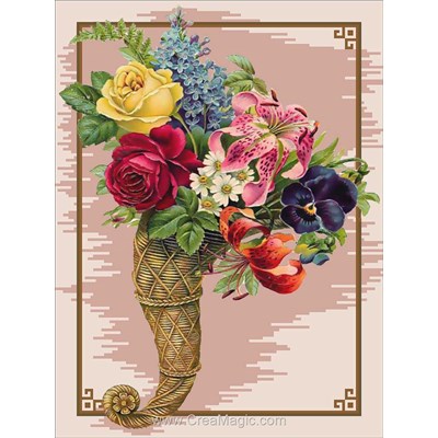 Broderie diamant flowers de Diamond Painting