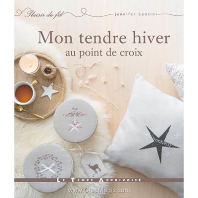 Livre Mon tendre hiver au point de croix - Librairie Créative