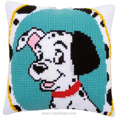 Coussin Vervaco disney dalmatien au point de croix