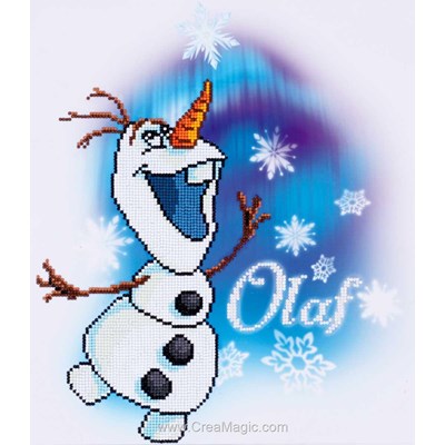 Broderie diamant disney olaf - walt disney de Vervaco