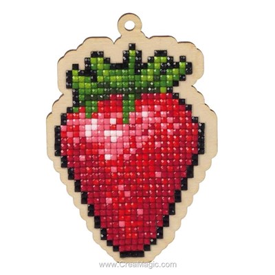 Kit broderie diamant Wizardi strawberry