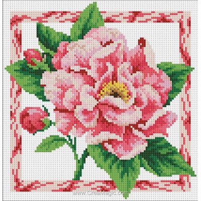 Kit broderie diamant peonies - Diamond Painting