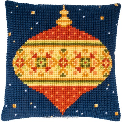 Coussin Boule de noël scandinave - Vervaco