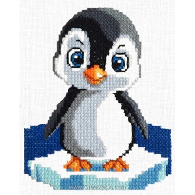 Broderie Traditionnelle Pingouin - Marie Coeur