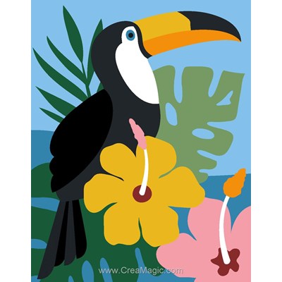 kit Canevas Complet Toucan - Margot