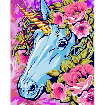 Peinture par numéro - Stop   Fairytale Unicorn - Wizardi