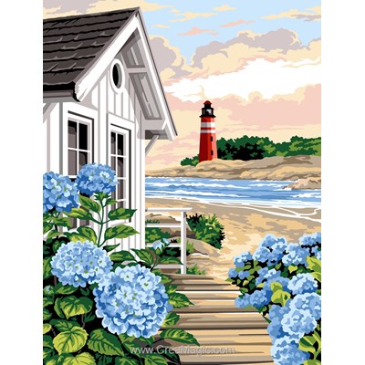 Canevas La cabane du phare - Margot