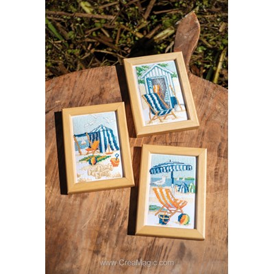 Mini Kit Le soleil et la mer - lot de 3 - Vervaco