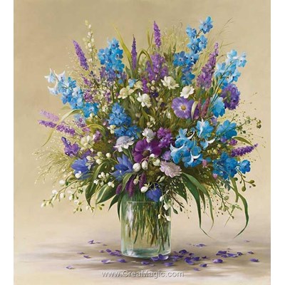 Kit broderie diamant Diamond Painting wild flowers