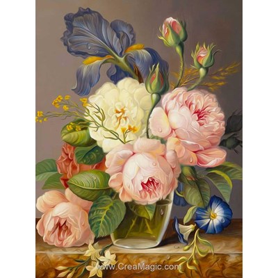 Broderie diamant Diamond Painting vintage bouquet