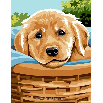 Kit Canevas Complet - Au panier - Margot