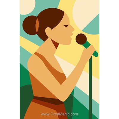 Canevas SEG Chanteuse