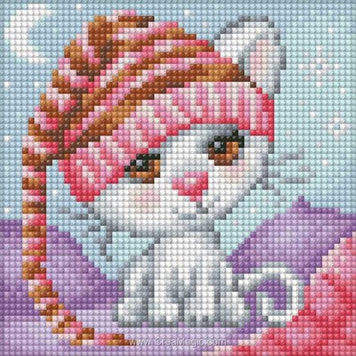 Broderie diamant dreaming cat - Diamond Painting