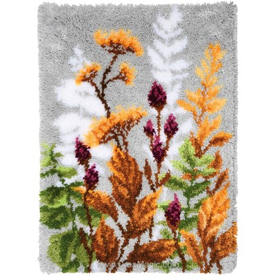 Tapis Point Noué Feuilles d'automne - Vervaco