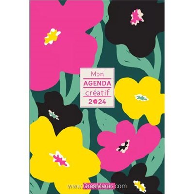 Livre - Mon agenda creatif 2024 - Librairie Créative
