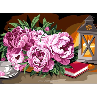 Canevas Lueur de pivoine - SEG