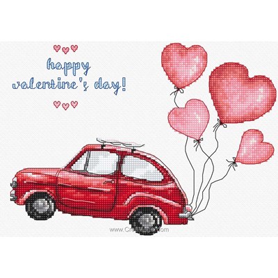 broderie Point compté Happy valentine's day - LETISTITCH