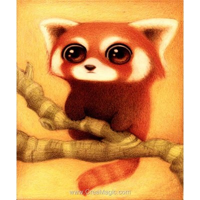 Kit broderie diamant racoon de Diamond Painting