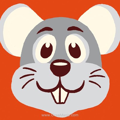 Souris kit canevas Luc Création pour enfant