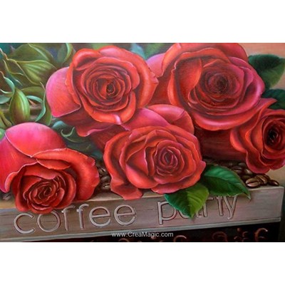 Kit broderie diamant beautiful roses - Diamond Painting