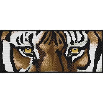 Broderie diamant Diamond Painting tiger's eyes