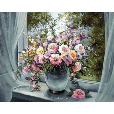 Broderie diamant window bouquet de Wizardi