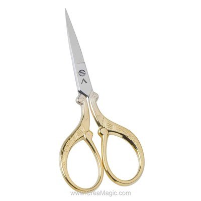 Ciseaux brodrie Professionnels pointe extra fine doré 9 cm - Milward