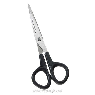 Ciseaux couture avec manche plastique inoxydable Professionnels 12,5 cm - Milward