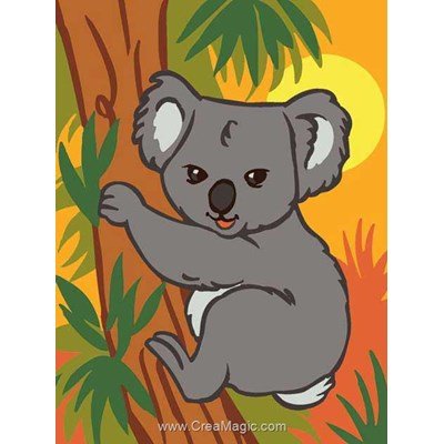 Kit canevas Koala dans l'arbre - Royal Paris