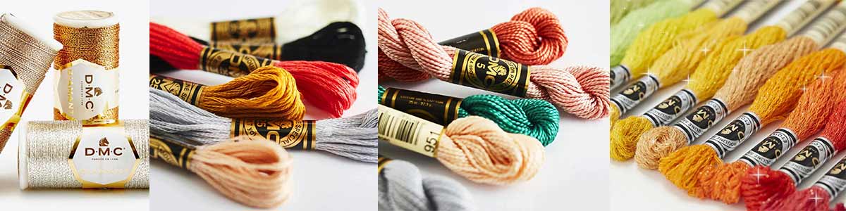 Les familles de fils DMC à broder 