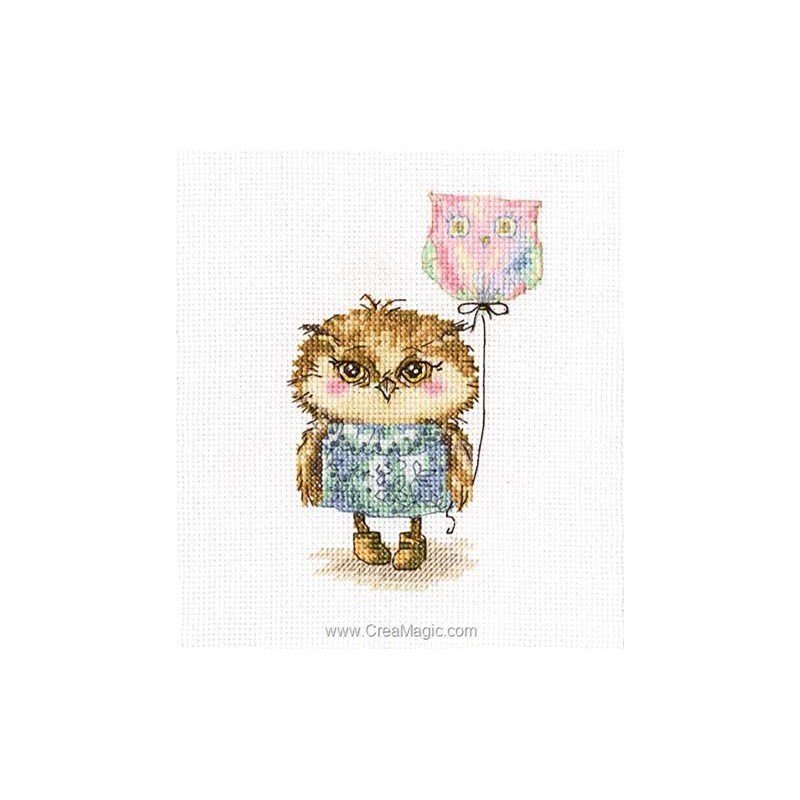 Kit Point De Croix RTO Été Arctique, 19x29cm, Toile Aida 14ct, Niveau Médian
