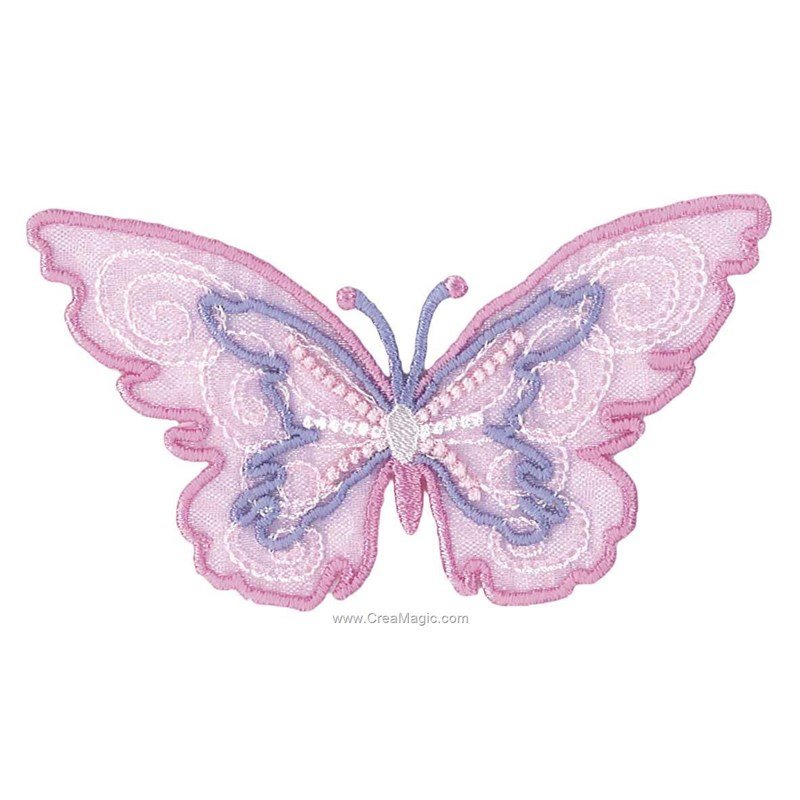Crafts Bebe Papillon Rose 4 X 4 Cm Ecusson Brode Patch Thermocollant Other Embroidery New Ikejacitymall Com Ng