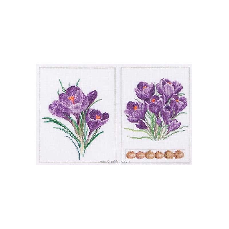 Kit Point De Croix Thea Gouverneur – Rose De Paix 429 Sur Lin