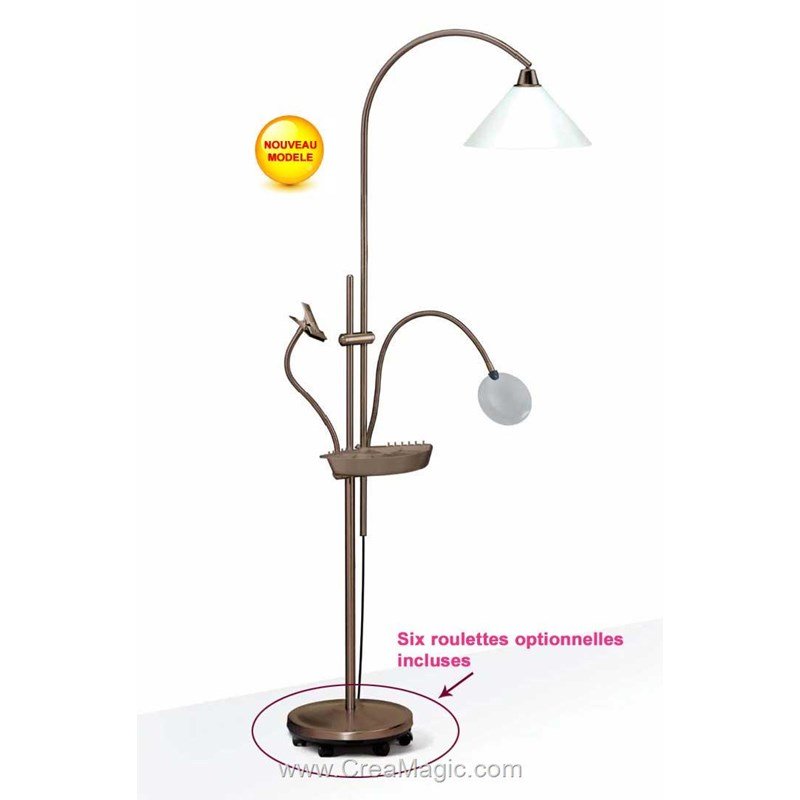 Lampe loupe led sur pied ou table - EN1091 chez Daylight