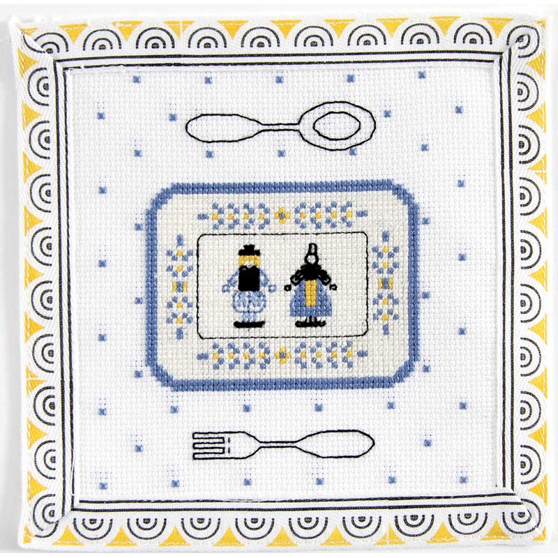 Broderie miniature la dinette bretonne - bretagne BK1001 de DMC