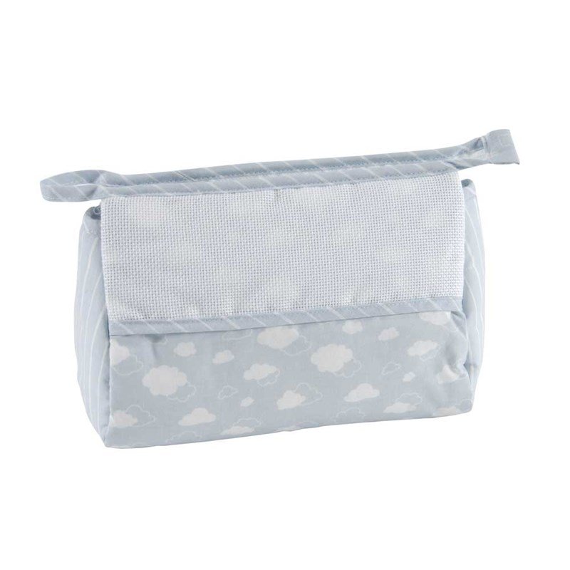 Trousse De Toilette Dmc Garcon Nuage Bleu A Broder