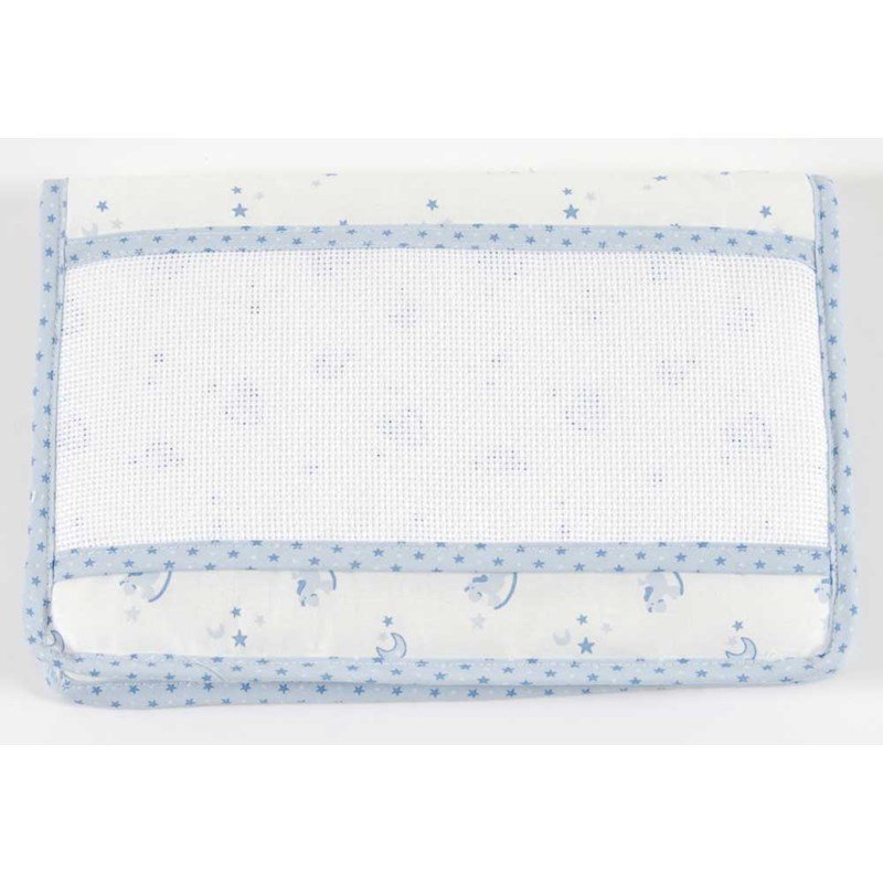 Protege Carnet De Sante Bebe Dmc Baby Star Bleu A Broder