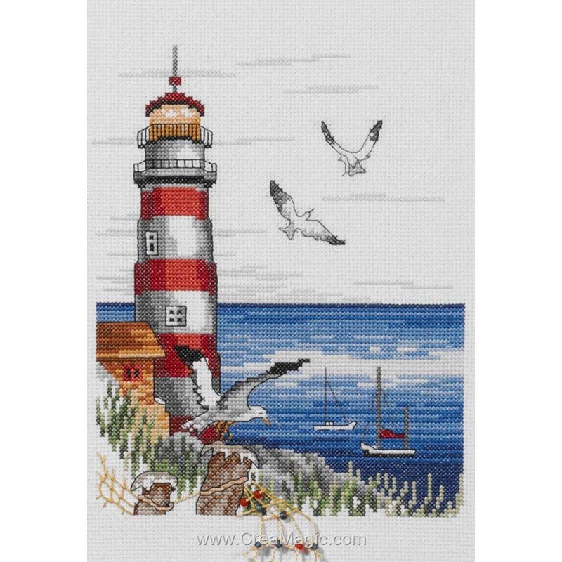 Kit De Broderie Au Point De Croix Motif Chat Estampillé[u2690