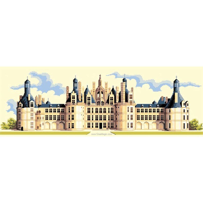 Luc Création kit broderie le château de chambord