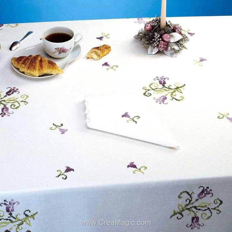 Serviettes de table violine 