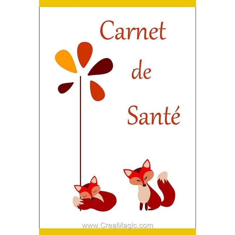 Protege Carnet De Sante Bebes Renards A Broder Princesse