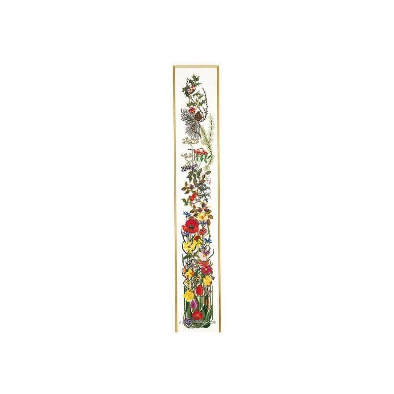 Thea Gouverneur 516 Tulipe Broderie point de croix compté Thea Gouverneur 516 Tulipe Broderie point de croix compté