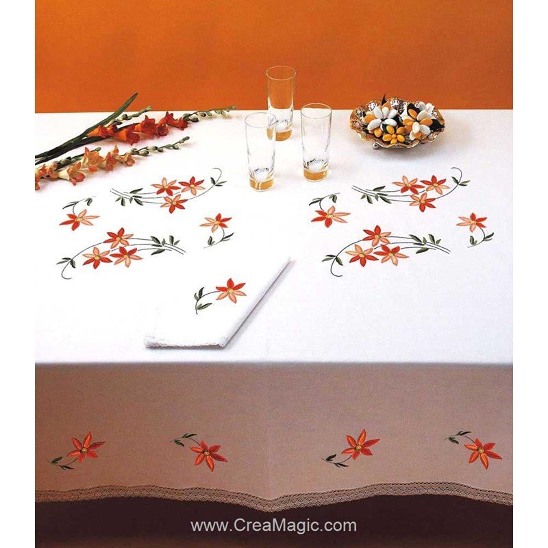 DIY – Kit de broderie Créalia serviettes de table - Cultura